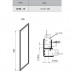 RAVAK 94030100Z1 Неподвижная стенка для душа PSS- 75 Белый TRANSPARENT