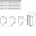 RAVAK 03V40100Z1 Душевые двери SDOP- 80 Белый TRANSPARENT