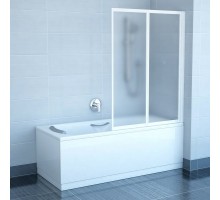 RAVAK 796M0100Z1  Штора для ванны VS2 105 Белый TRANSPARENT