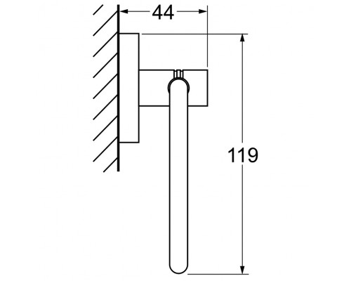 GROHE Essentials 40689001 держатель бумаги