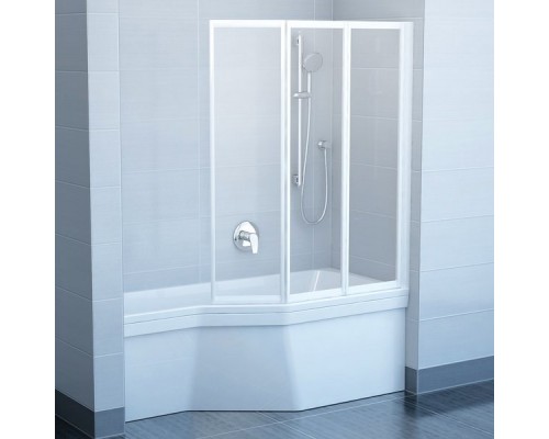 RAVAK 795P010041 Штора для ванны VS3 100 Белый RAIN