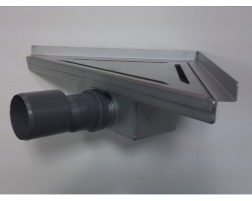 AQUAWORLD СТ002.25у | Трап угловой под плитку 100% нерж сталь 250*250 NX0103