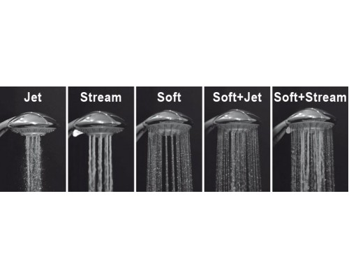 RAVAK X07P008 952.00 Лейка круглая 5 функц.