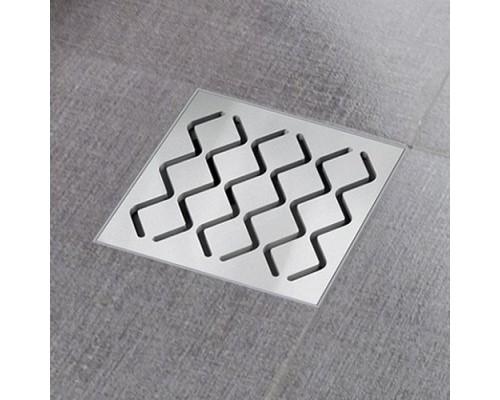 RAVAK X01435 Сливной дренаж SN 501 105x105 / 50, крышка - нержавеющая сталь