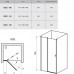 RAVAK 0QVACC00Z1 Душевые двери CSD2- 100 Полир.алюм TRANSPARENT