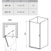 RAVAK 0QV70C00Z1 Душевые двери CSD1- 90 Полир.алюм TRANSPARENT