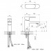 RAVAK X070041 CR 012.00 Смеситель для умывальника без открывания стока