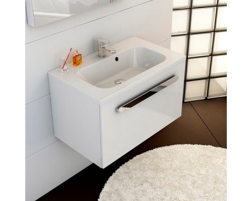 RAVAK XJG01270000 Умывальник CHROME 700 Белый с отверстиями без перелива