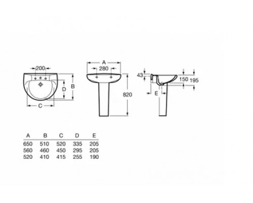 ROCA A331300001 Victoria п'єдестал