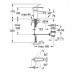 GROHE Wave Cosmopolitan Смеситель для биде, однорычажный 23226000