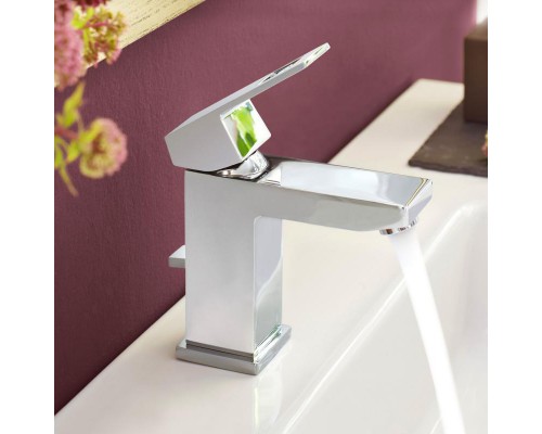 GROHE Eurocube 23127000 смеситель для умывальника с донным клапаном