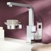 GROHE Eurocube 23135000 смеситель для умывальника с донным клапаном