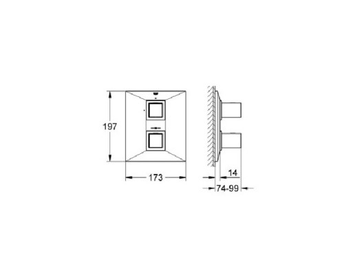 GROHE Allure Brilliant Термостат для душа 19791000