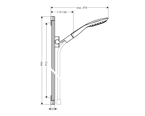 Hansgrohe 27853000 PuraVida Душевой набор