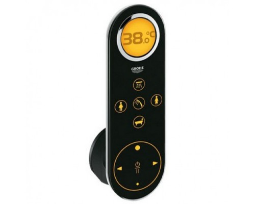 GROHE Ondus Душевая система, электронная (цв. Чёрный бархат) 27191KS0