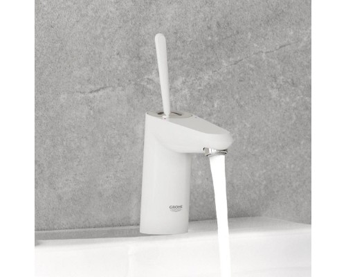 GROHE Eurodisc Joy Смеситель для раковины, однорычажный цв белая луна 23425LS0