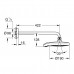 GROHE Power&Soul Cosmopolitan 190 26172LS0 Верхний душ и душевой кронштейн 422 мм (белый)