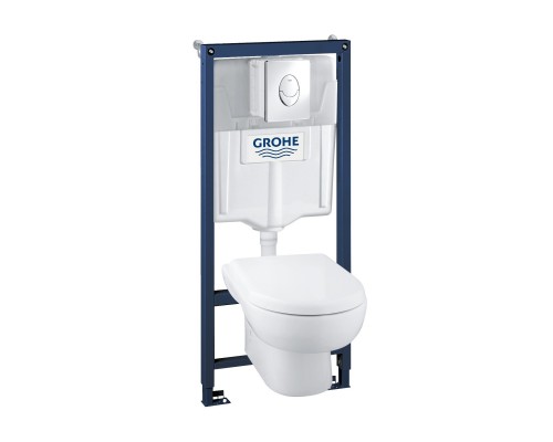 GROHE Solido Perfect Набор 4 в 1 - инстал. 38721001, под, унитазом 51,6х36,1 в компл.с сид 39191000