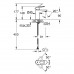 GROHE BauLoop 23337000 (старый арт. 23159000) смеситель для умывальника без донного клапана