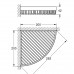 GROHE Selection Cube Полочка-решетка, угловая 40809000