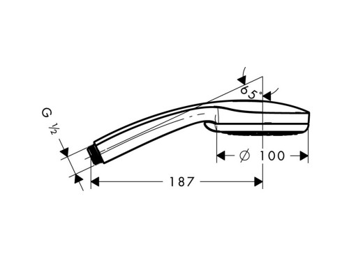 Hansgrohe 28536000 Croma 100 Multi Ручной душ