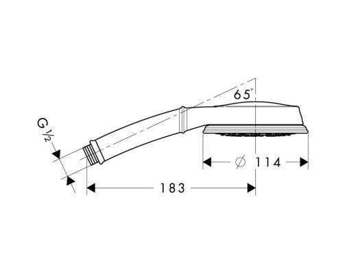 HANSGROHE Croma Classic 100 multi Ручной душ