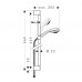 HANSGROHE Crometta 85 27763000 душевая стойка (стойка+лейка+шланг)