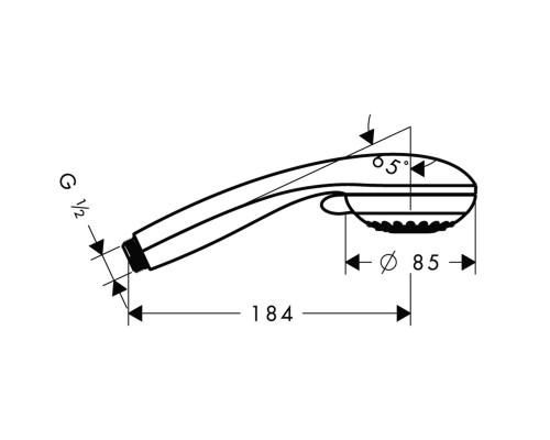 HANSGROHE Crometta 85 28562000 душевая лейка