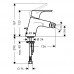 HANSGROHE Focus E2 31920000 смеситель для биде с донным клапаном