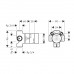 Hansgrohe 15930180 Скрытая часть переключателя Quattro