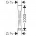 HANSGROHE 28264000 душевой шланг Metaflex 200 см