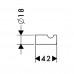 Hansgrohe 41501000 PuraVida Крючок одинарный
