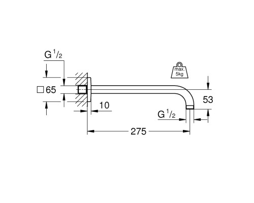 HANSGROHE Team Se - спортивный душ 27488000