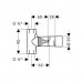 Hansgrohe 15970180 Скрытая часть запорного вентиля