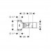 Hansgrohe 15974180 Скрытая часть запорного вентиля