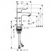 Hansgrohe 31088000 Metris Смеситель для раковины