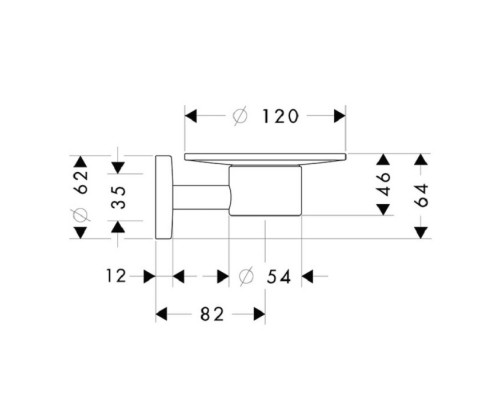 HANSGROHE Logis 40515000 мыльница