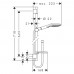 HANSGROHE Raindance Select E 120 26620000 душевая стойка 0.65 м с мыльницей