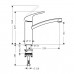 Hansgrohe 31806800 Focus Смеситель для кухни 160