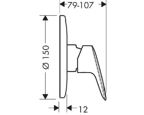 Hansgrohe 71606000 Logis Смеситель для душа