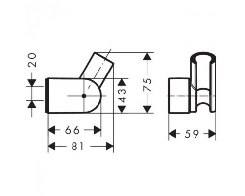 Hansgrohe 28328000 Держатель Porter Vario
