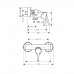 Hansgrohe 72600000 Talis S смеситель для душа,ВМ, хром