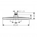 HANSGROHE Crometta S 240 26723000 потолочная лейка