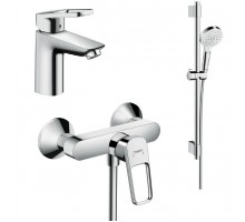 HANSGROHE 1072017 Logis Loop Набор смесителей для душа, умывальник 100  (71151000+71247000+27353400)