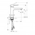 Hansgrohe 74507000 Metropol смесит.д/раков.однорыч.110
