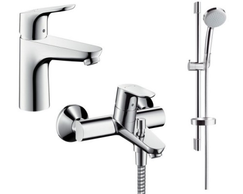 HANSGROHE 31940111 Focus Набор смесителей для ванны (31607000+31940000+27772000)