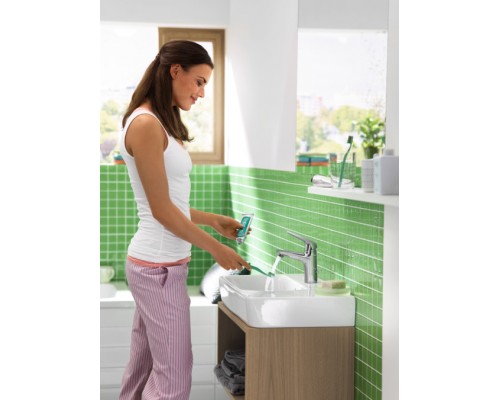 Hansgrohe 71030000 Novus Cмеситель для раковины 100,, со сливным гарнитуром
