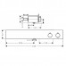 Hansgrohe 13108400 Термост.ShowerTabl.600,д/2 потребит-й