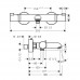 Hansgrohe 13114000 Ecostat Comfort Термостат для ванны