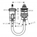 Hansgrohe 13159180 Metrop.скрыт.ч. д/смес.д/ван.на 2 от.